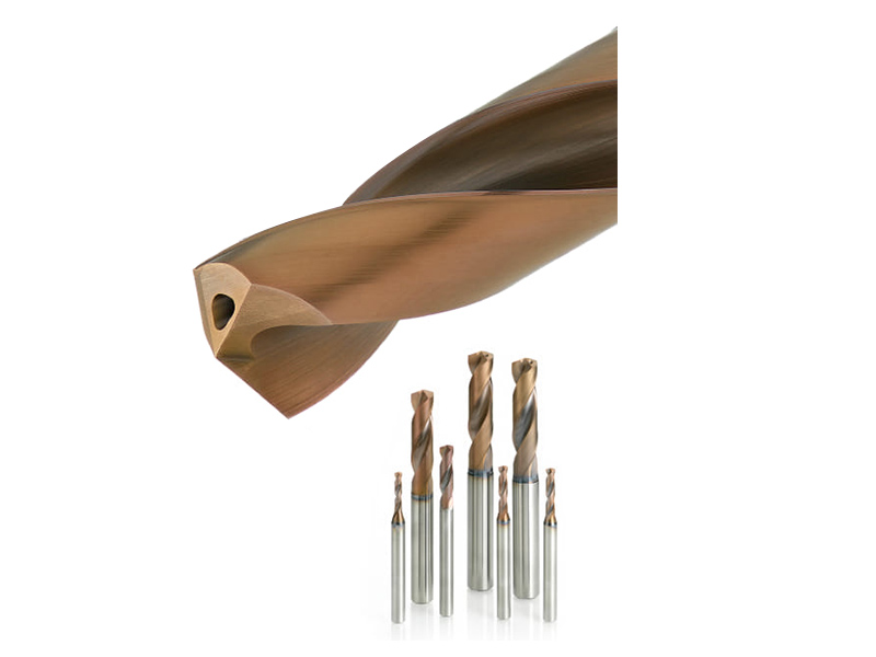 超耐热合金加工用整体硬质合金钻头